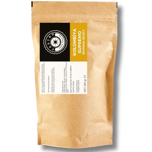 Castro Kolombiya Supremo FNC Regional Select Kahve 250Gr